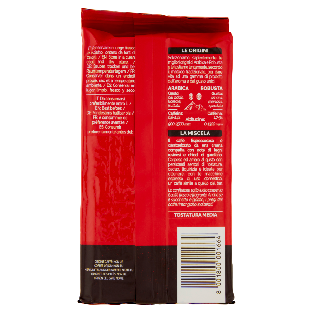 Caffè Vergnano 1882 Espressocasa Miscela Selezionata Macinatura Espresso 250 g