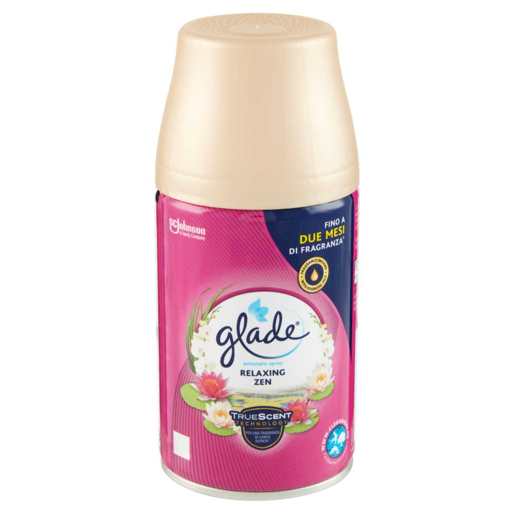 Glade Automatic Spray Ricarica, Profumatore per Ambienti, Fragranza Relaxing Zen 269ml Carrefour