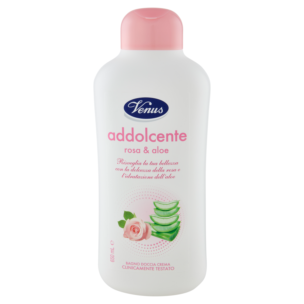 Venus Bagno Doccia Crema addolcente rosa & aloe 650 mL