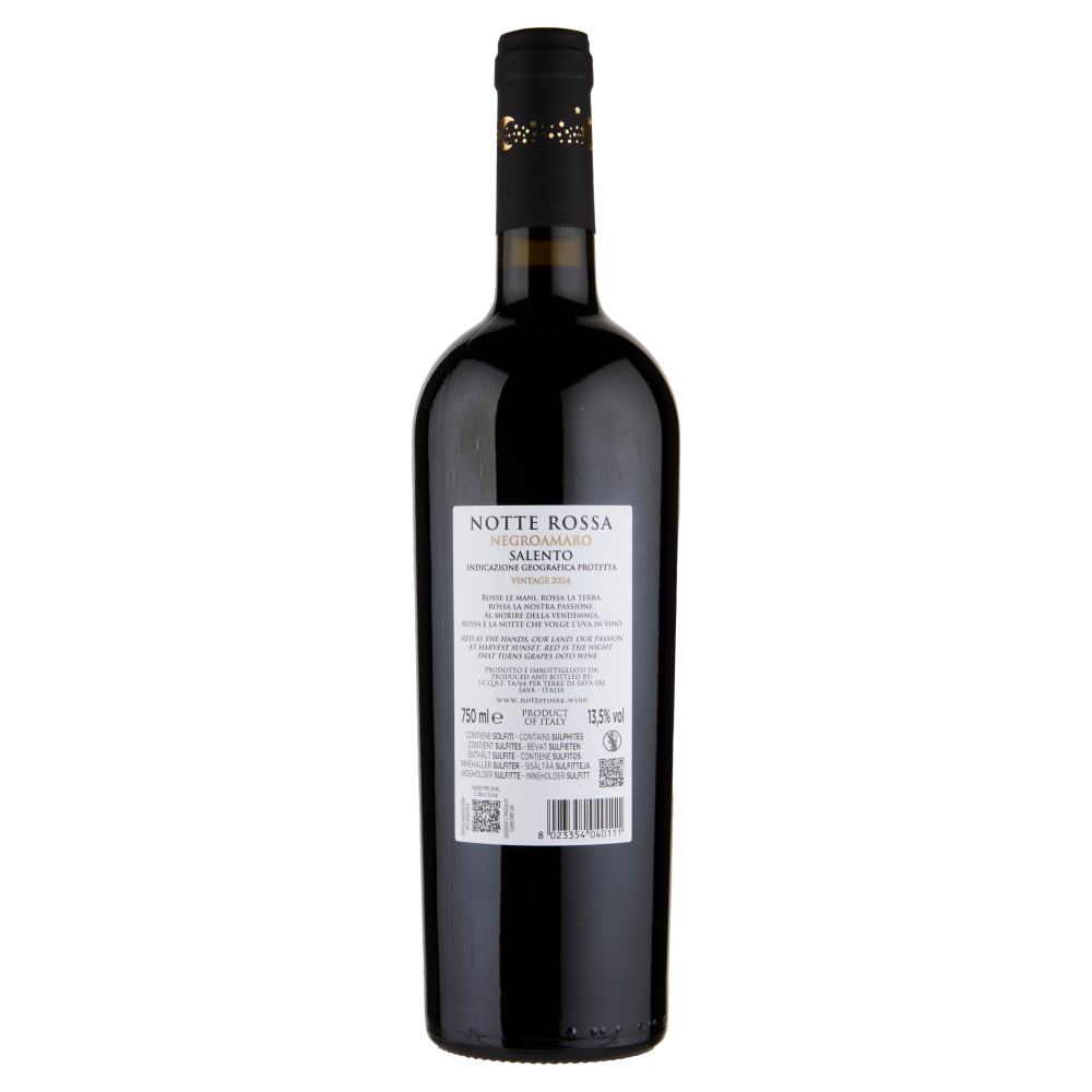 Notte Rossa Negroamaro Salento IGP 750 ml