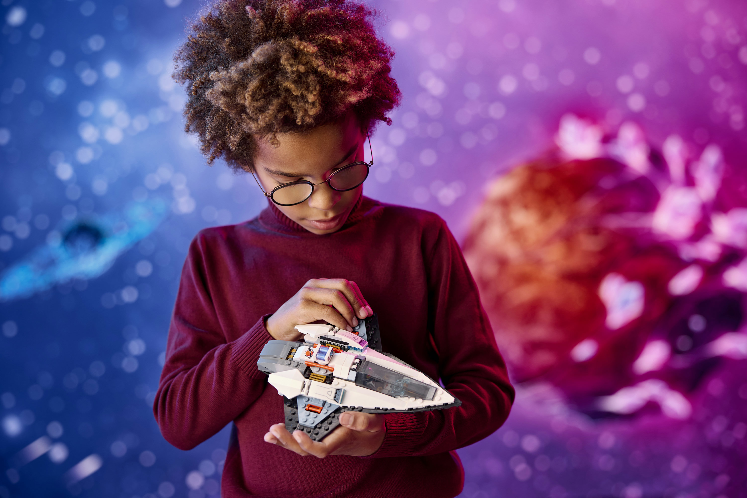 LEGO City 60430 Astronave Interstellare, Giocattolo, Gioco Spaziale per Bambini 6+ Anni con Navicella, Minifigure e Drone Robot