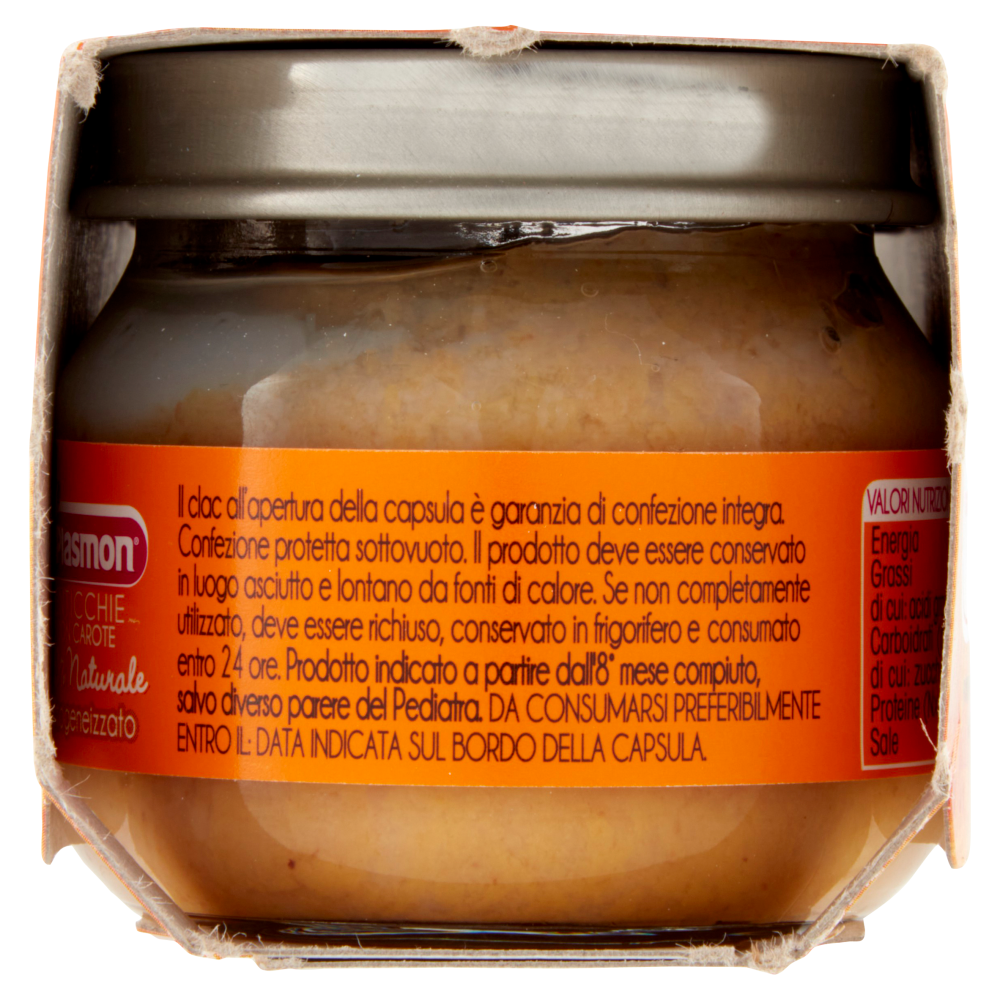 Plasmon Omogeneizzato Lenticchie con carote 2 x 80 g