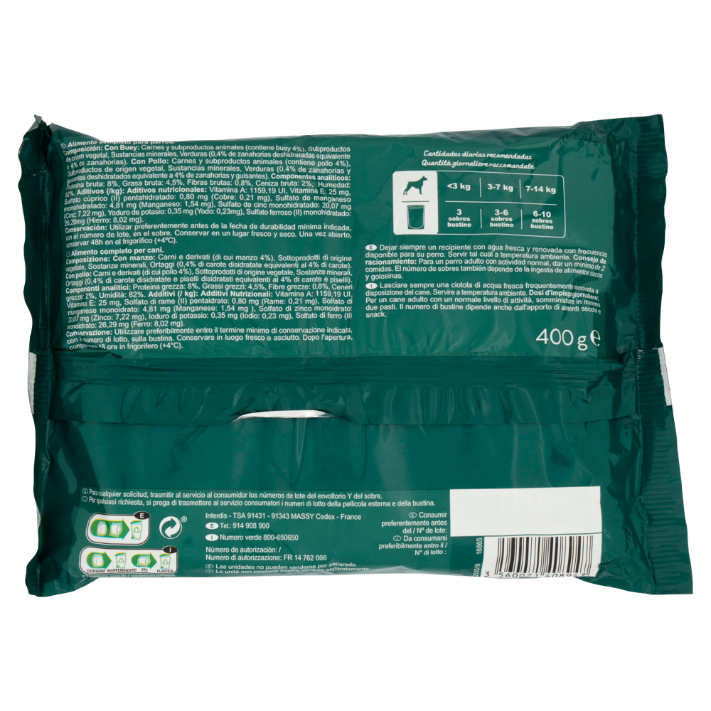 Carrefour Companino Suprem Mini-Filetti Selezione di Carni in salsa ManzoCarote PolloVerdure 4x100g