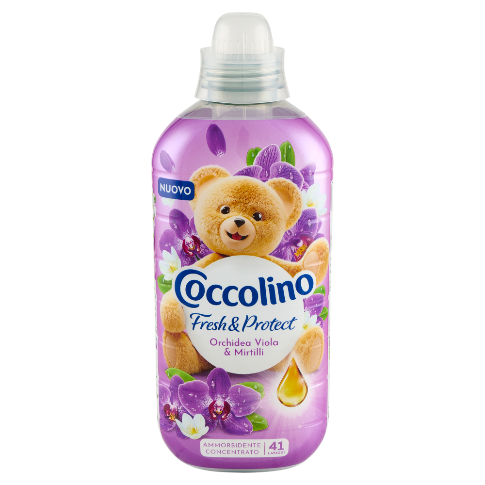 Coccolino Ammorbidente Concentrato Fresh & Protect Orchidea Viola & Mirtilli 41 Lavaggi 952 ml