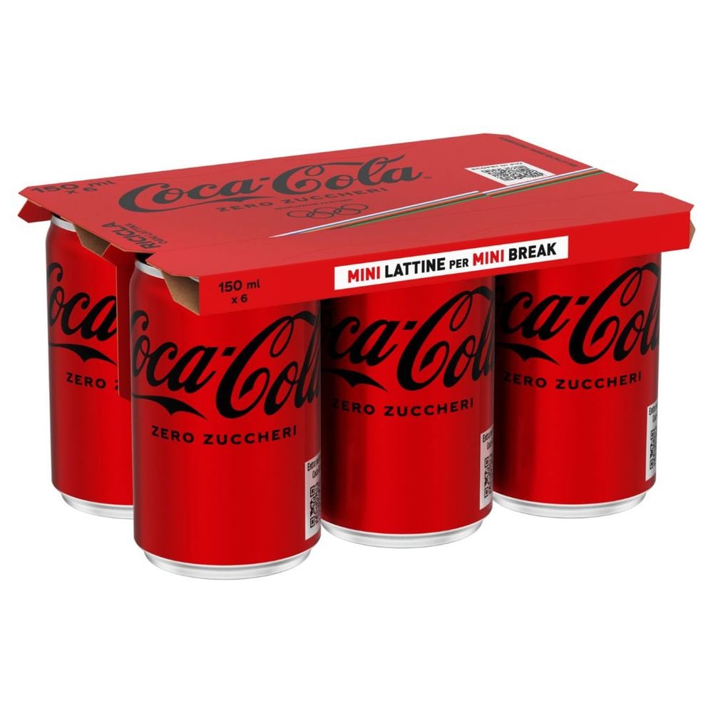 Coca-Cola Zero Zuccheri 6 x 150ml