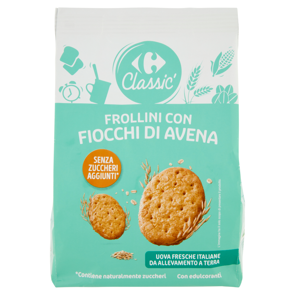 Carrefour Classic Frollini con Fiocchi di Avena 350 g