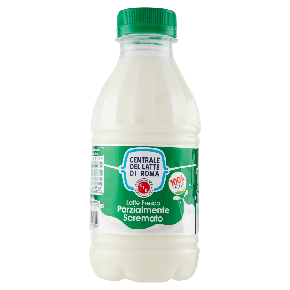 Centrale del Latte di Roma Latte Fresco Parzialmente Scremato 500 ml