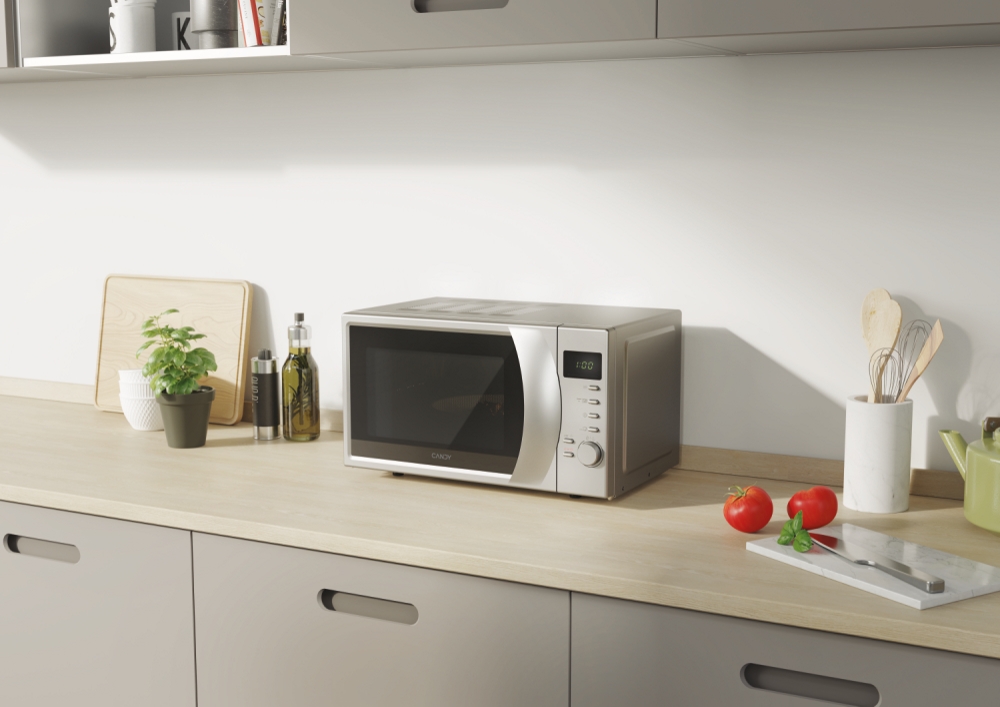 Candy Smart CMG2071DS Argento Microonde con grill Superficie piana 20 L 700 W