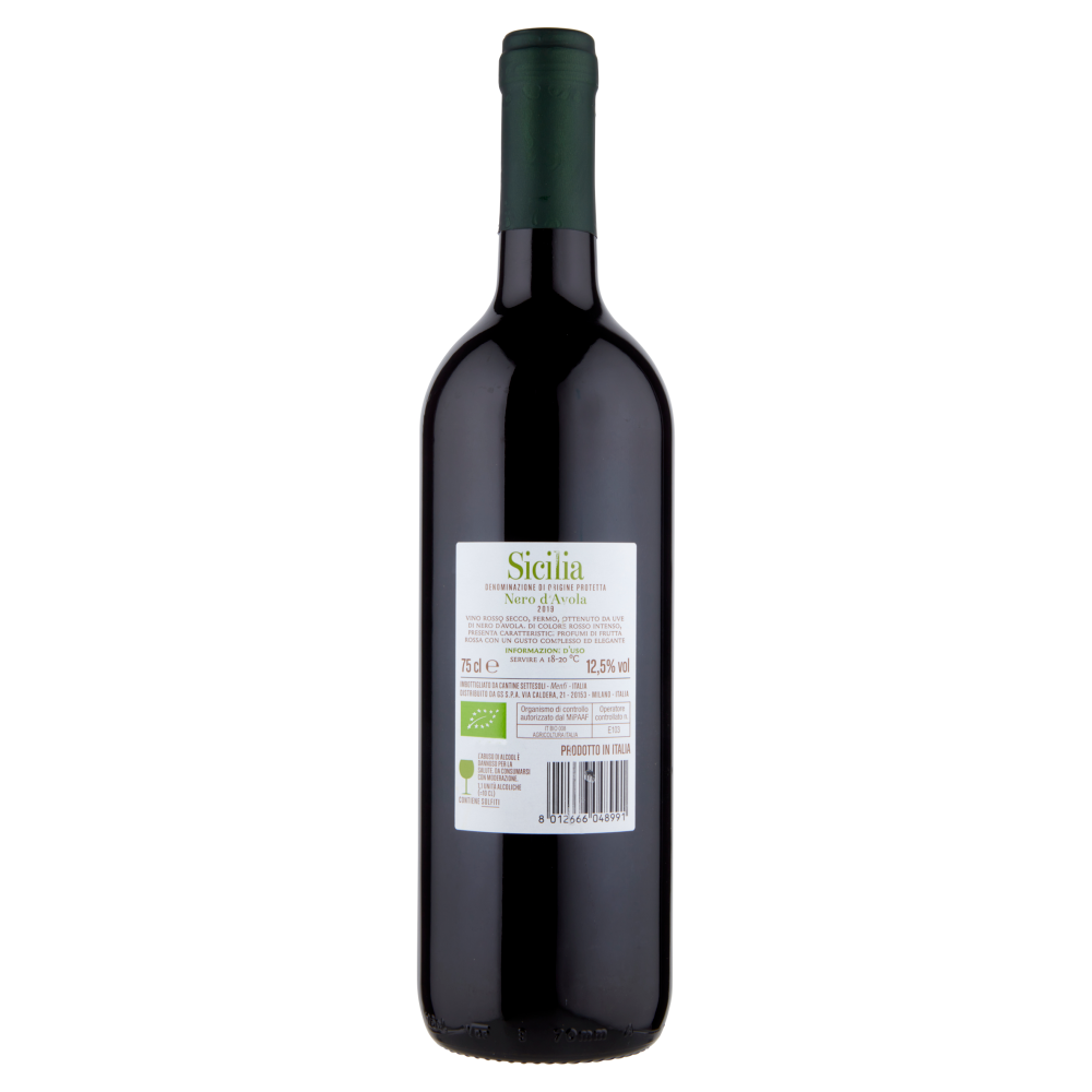 Tralcio Antico Sicilia DOP Nero d'Avola Biologico 75 cl