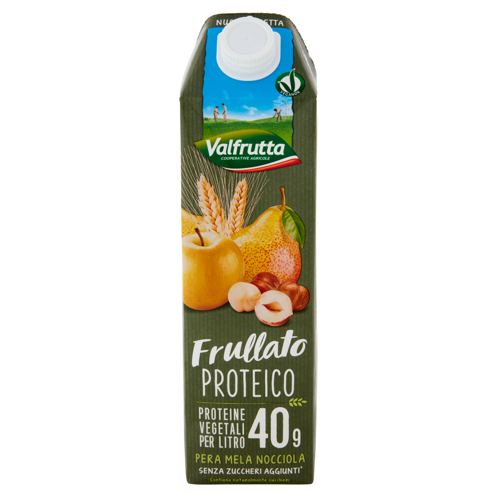 Valfrutta Frullato Proteico Pera Mela Nocciola 1000 ml