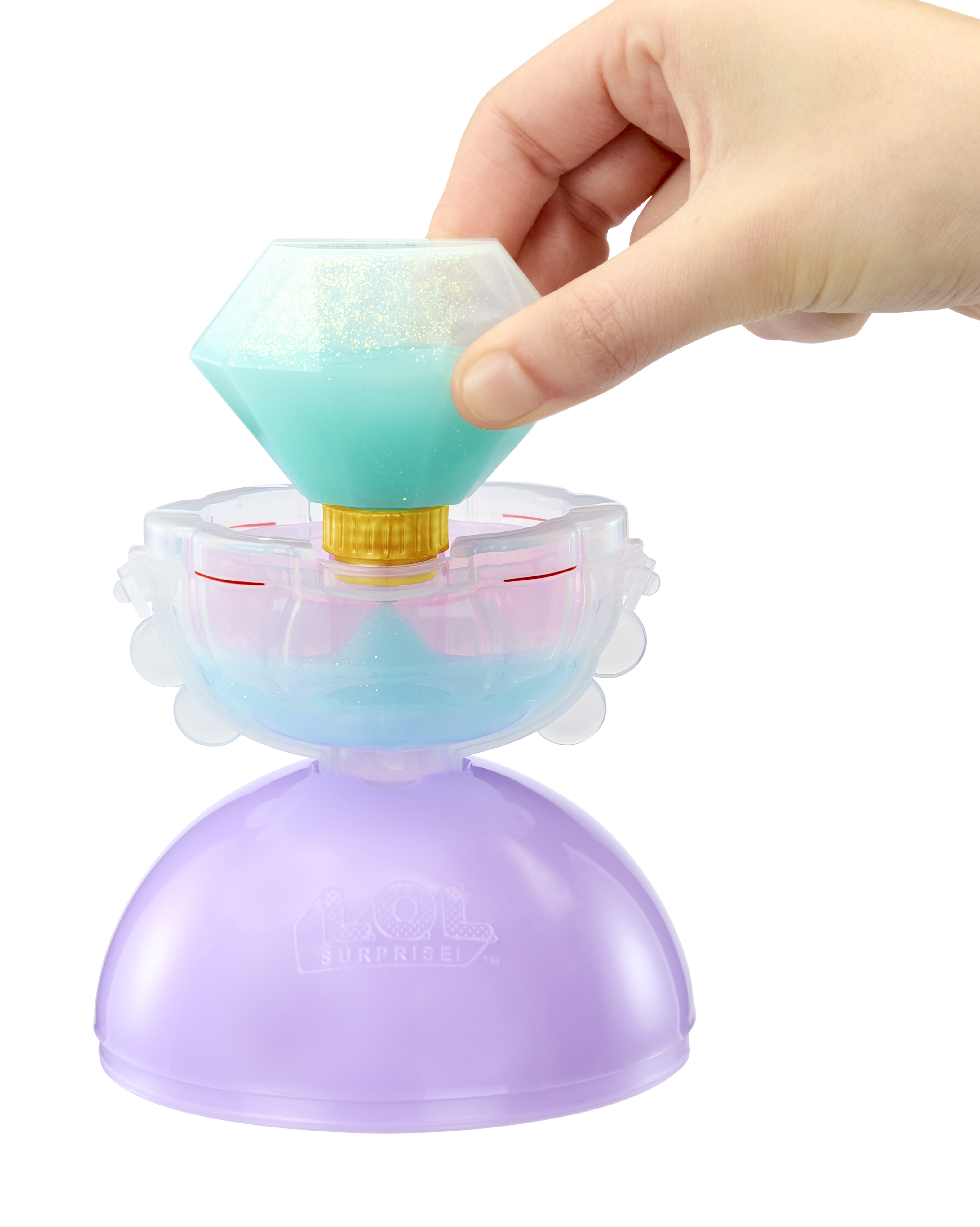 L.O.L. Surprise! Princess Tots - Include 1 Bambola, Confezione sorpresa, 2 Colori per Creare un Abito da Principessa, Colleziona Tutte le 8 Bambole