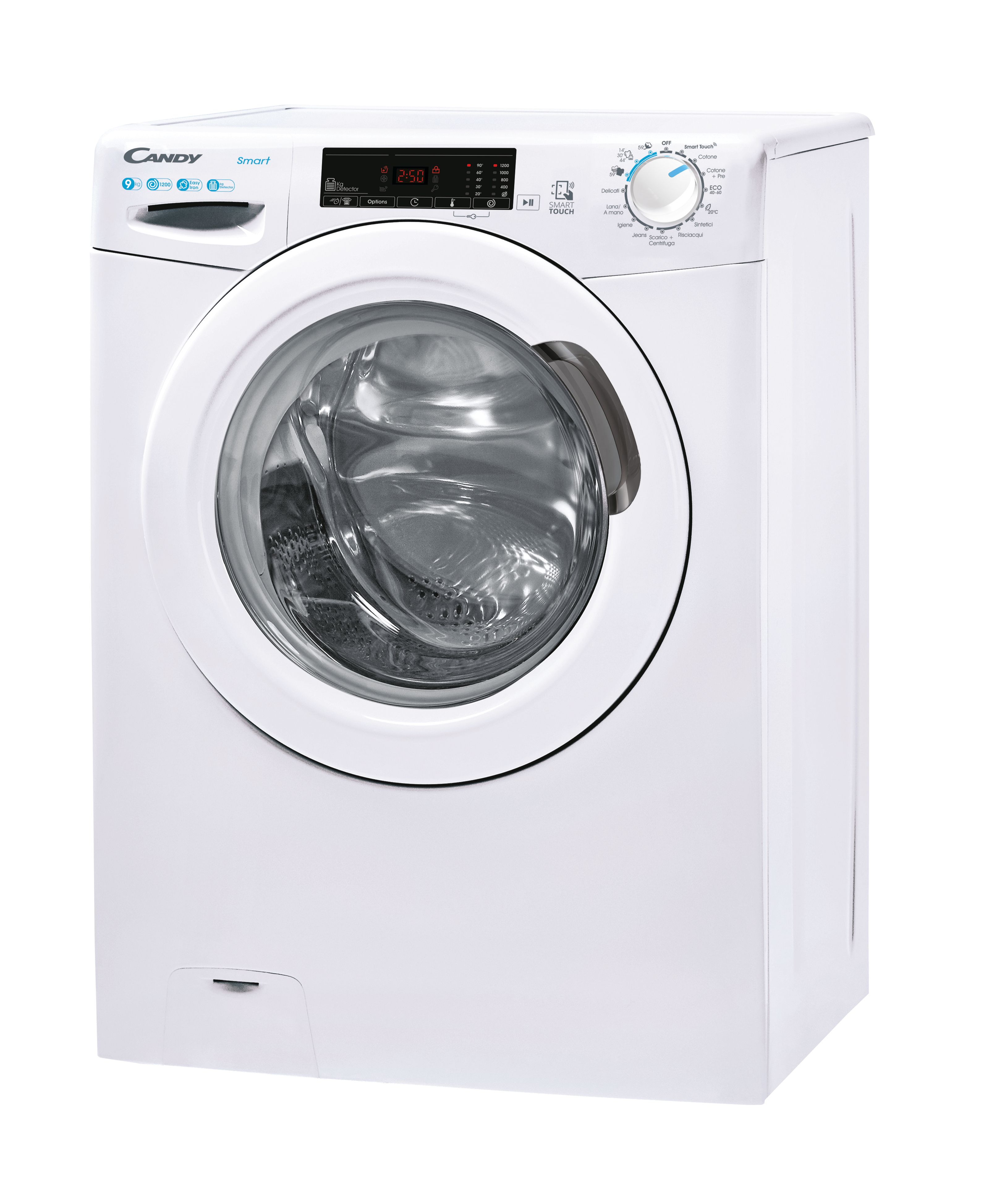 Candy Smart CSS129TE-11 lavatrice Caricamento frontale 9 kg 1151 Giri/min Bianco