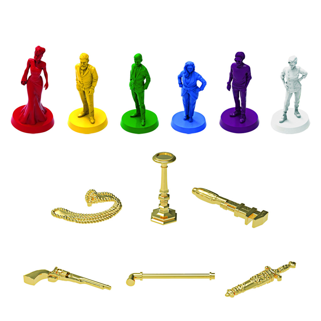 Cluedo Classico Refresh, gioco in scatola, gioco rivisitato per 2-6 giocatori, giochi di mistero giochi investigativi, giochi per la famiglia per bambini e adulti