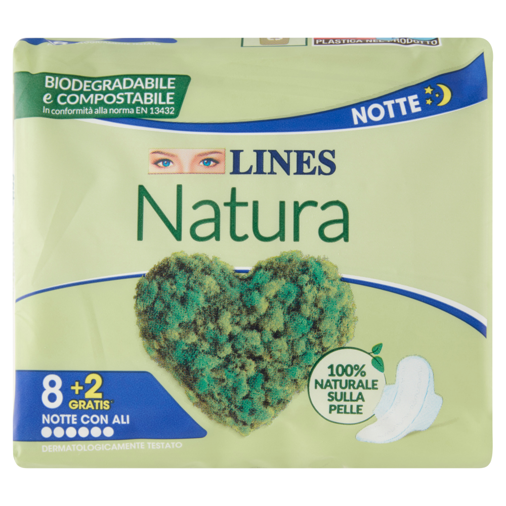 Lines Natura Notte con Ali 8+2 pz