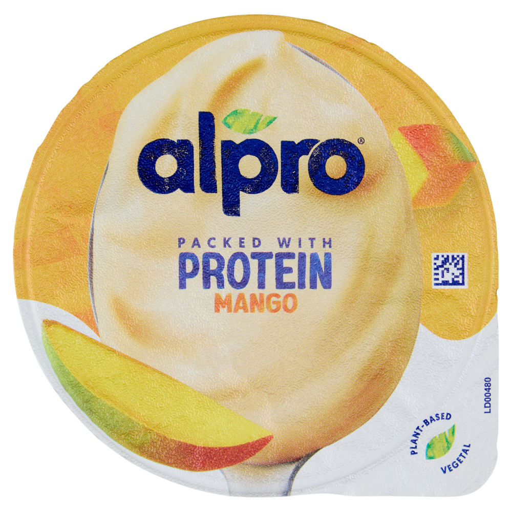 ALPRO GREEK STYLE, Alternativa Vegetale allo Yogurt, Mango&Maracuja,Naturalmente Senza Lattosio,135g