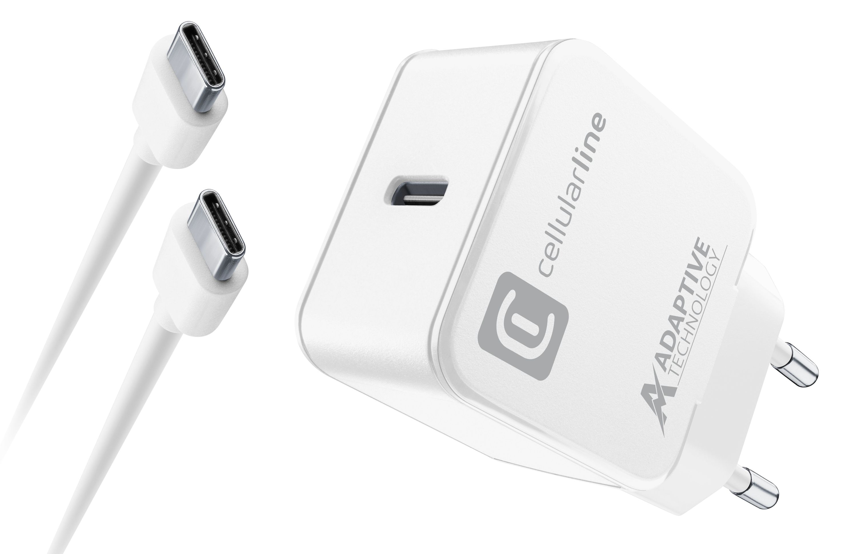 Cellularline USB-C Charger Kit 15W USB-C Charger Kit 15W carica velocemente e in tutta sicurezza i device Samsung con porta USB-C compatibili con la carica 15W.
