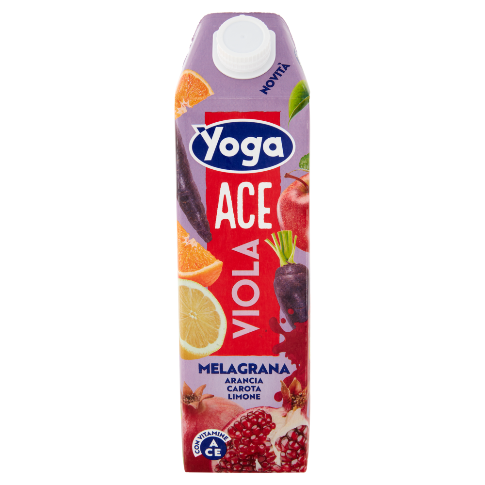 Yoga ACE Viola Melagrana Arancia Carota Limone con Vitamine 1000 ml