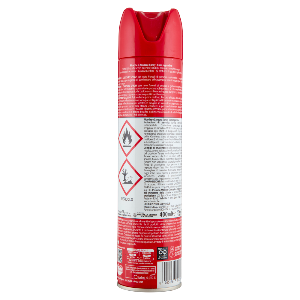 Vape Mosche e Zanzare Home & Garden 400 ml