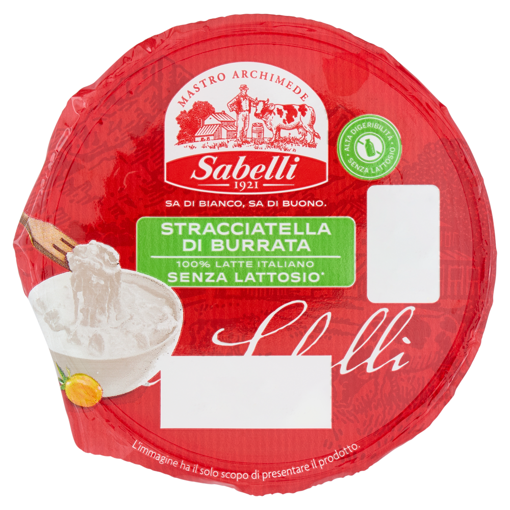 Sabelli Stracciatella di Burrata Senza Lattosio* 140 g