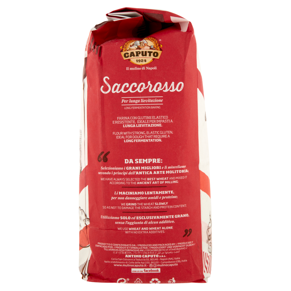 Caputo Saccorosso Farina di grano Tenero Tipo "0" 5 Kg