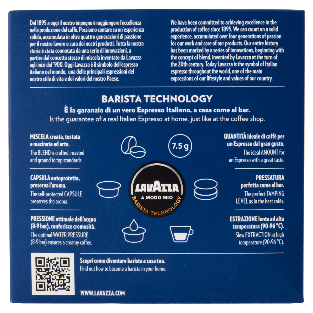 Lavazza A Modo Mio crema e gusto Dolce 36 capsule 270 g
