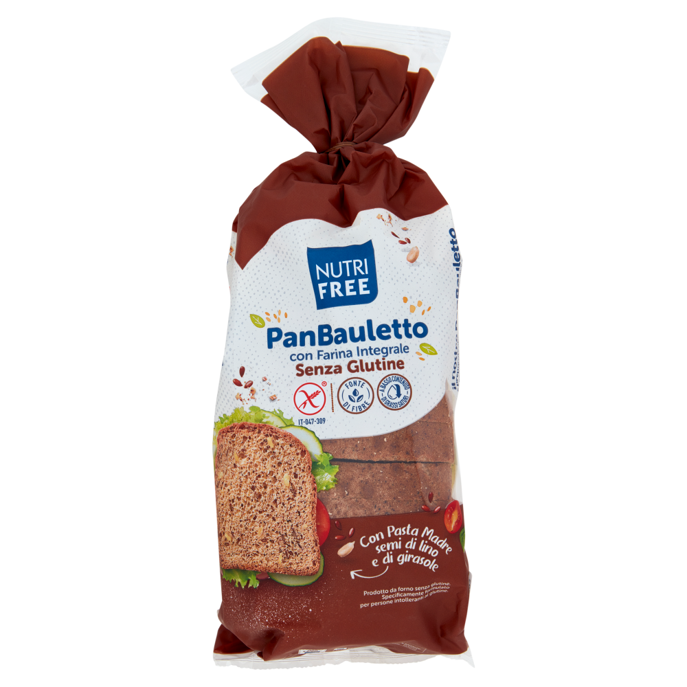 Nutrifree PanBauletto con Farina Integrale Senza Glutine 300 g