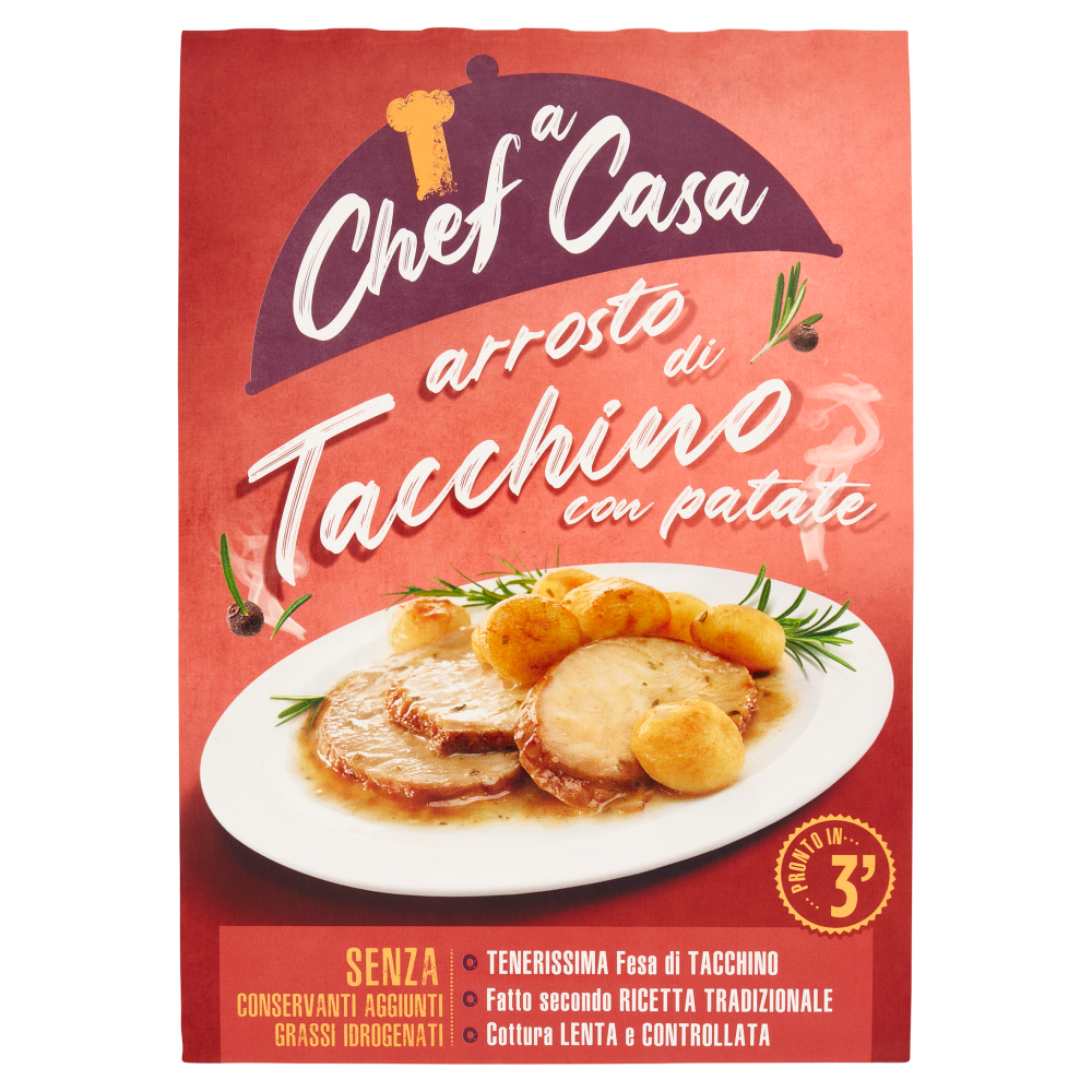 Chef a Casa arrosto di Tacchino con patate 250 g