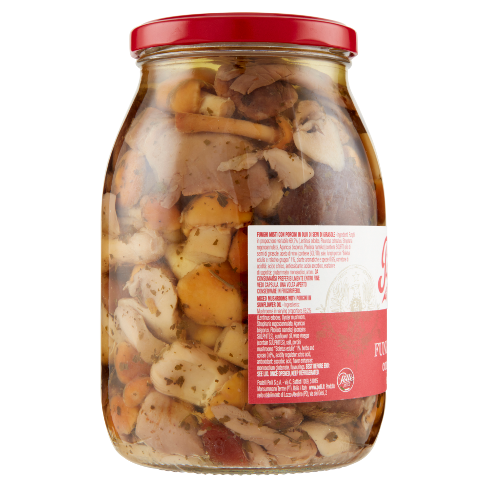 Polli Funghi Misti con Porcini Sottolio 950 g