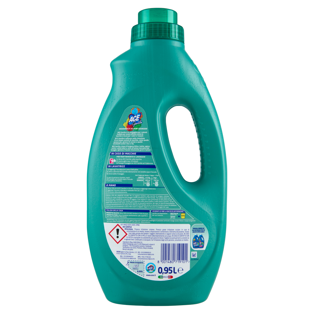 Ace Gentile Fresco Profumo Candeggina per Colorati 0,95 L