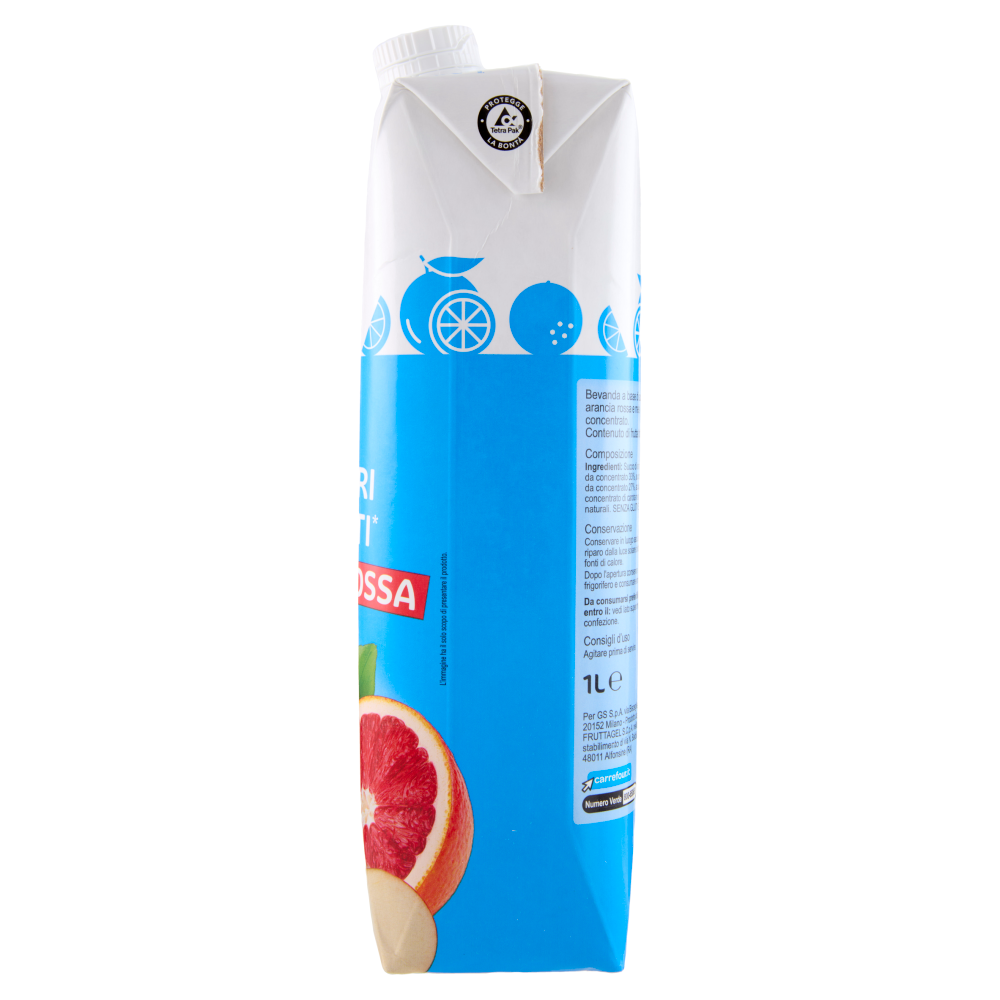 Carrefour Classic Senza Zuccheri Aggiunti* Arancia Rossa con Mela 1 L