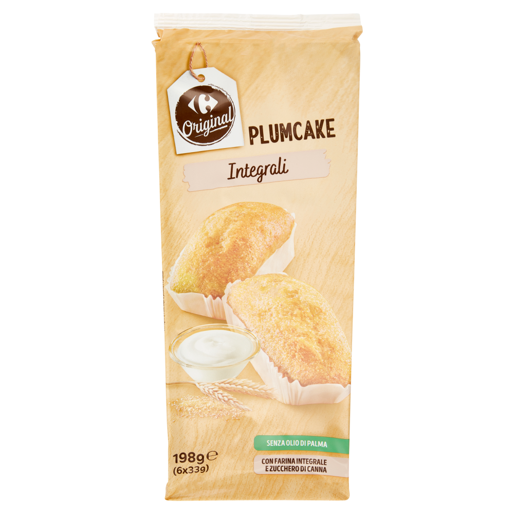 Carrefour Original Plumcake Integrali 6 x 33 g