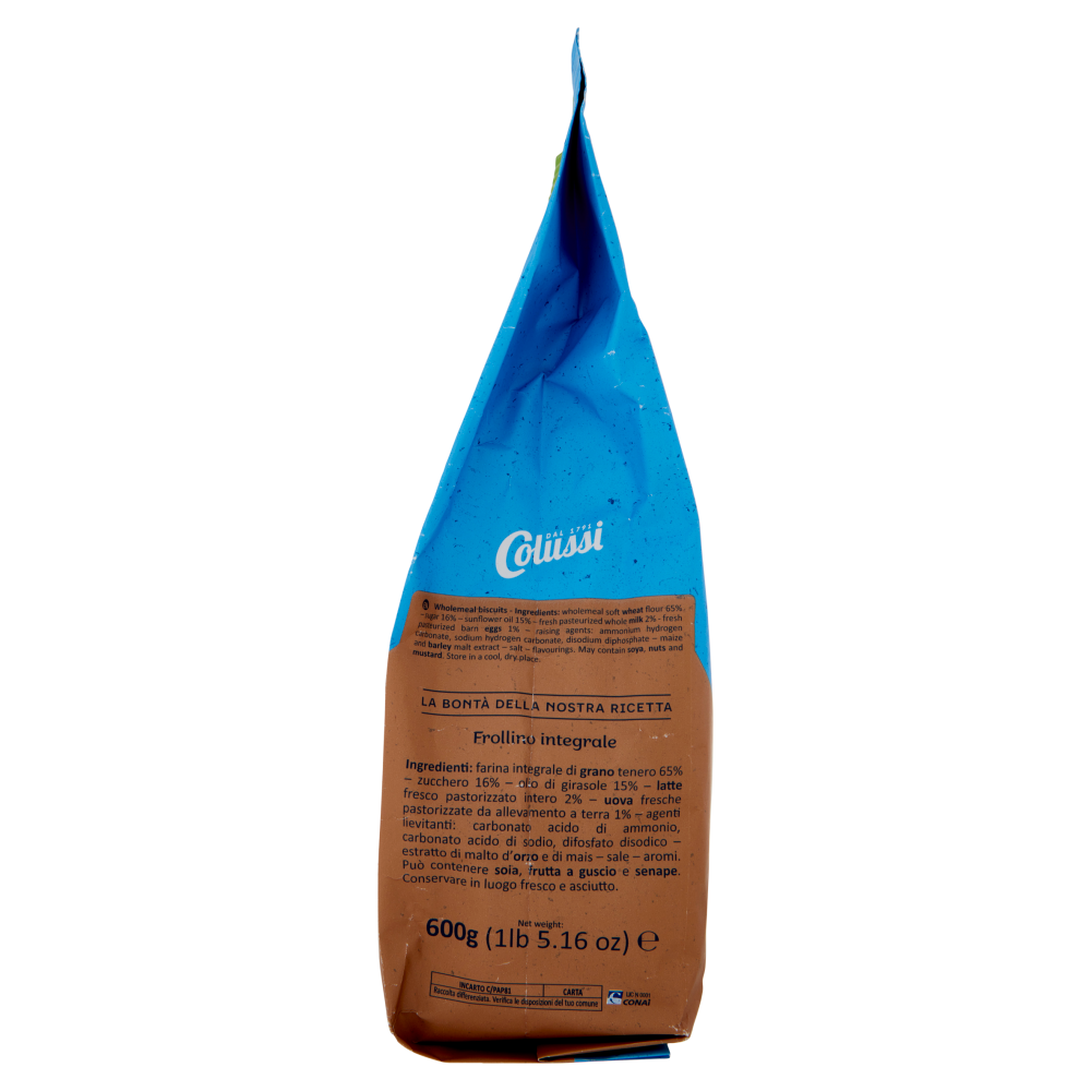 Colussi Gran Dispensa Biscotti con Farina Integrale 600 g