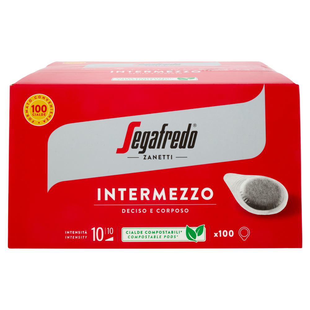Segafredo Zanetti Intermezzo Cialde Compostabili* 100 x 7 g