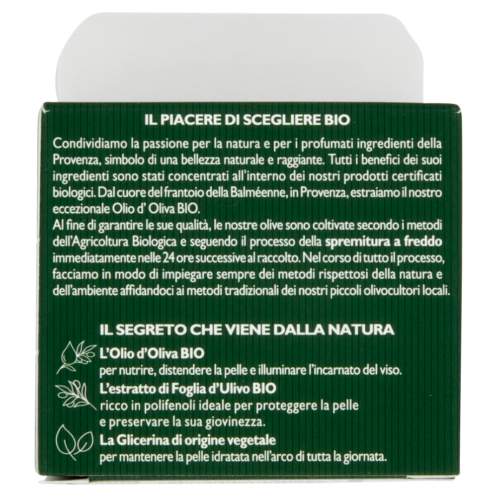 Tesori di Provenza Crema Viso Anti-età Notte, con Olio d'Oliva Bio, Ricco in Polifenoli, 50 ml