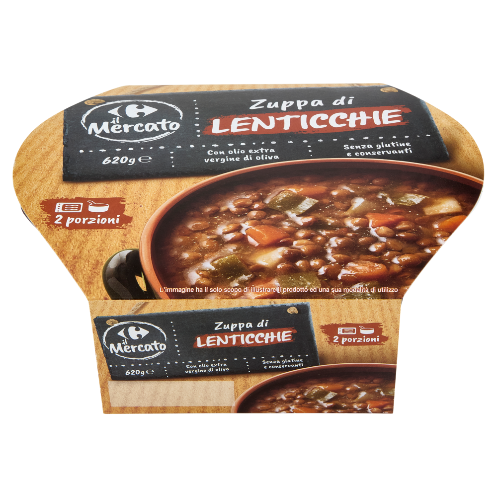 Carrefour il Mercato Zuppa di Lenticchie 620 g
