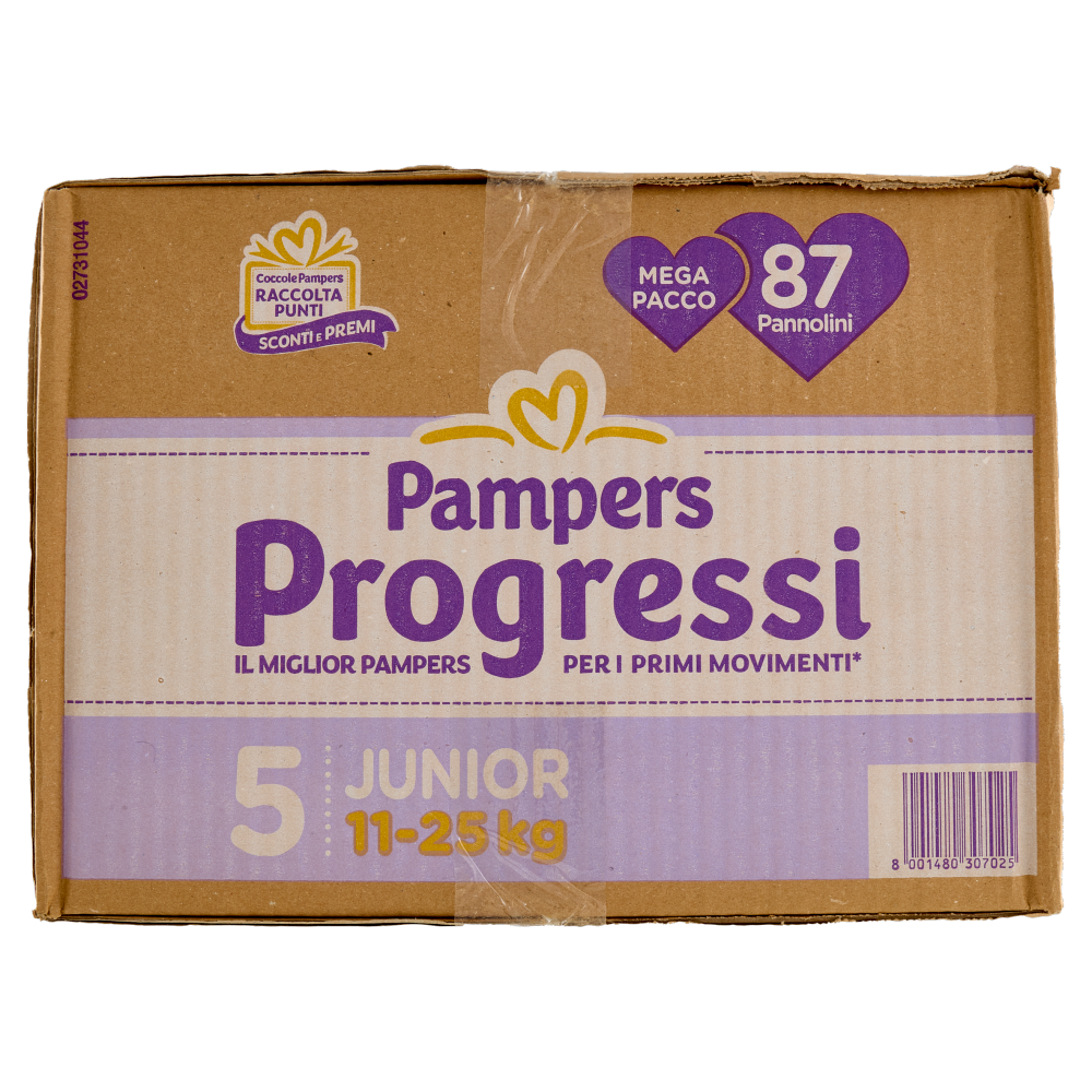 Pampers Progressi Junior 87 pz