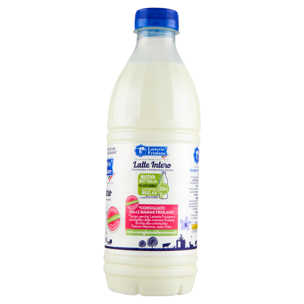 Latterie Friulane Latte Intero Pastorizzato a temperatura elevata 1000 ml