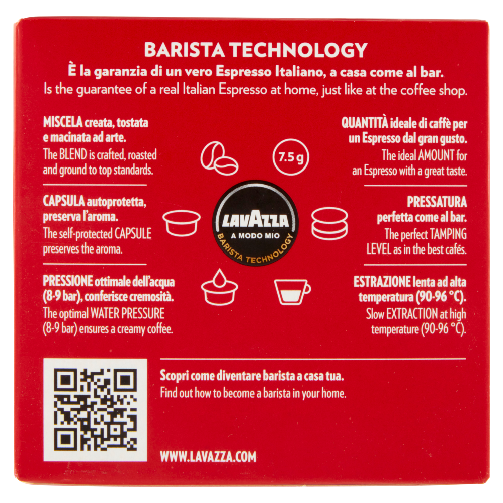 Lavazza A Modo Mio Espresso Passionale 16 Capsule 120 g