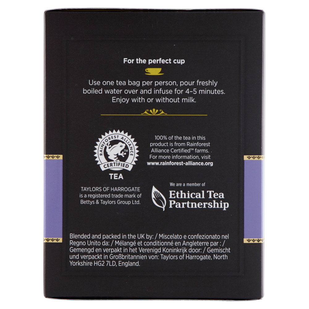 Taylors of Harrogate Earl Grey Tea 20 Tea Bags 50 g