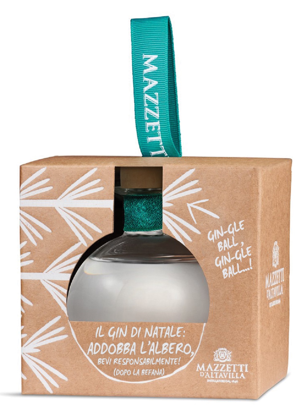 Pallina "GIN-GLE BALL" Gin 42° 10 cl