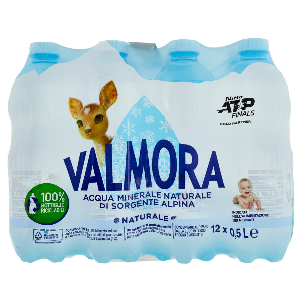 Valmora Sorgente Alpina Naturale 12 x 0,5 L