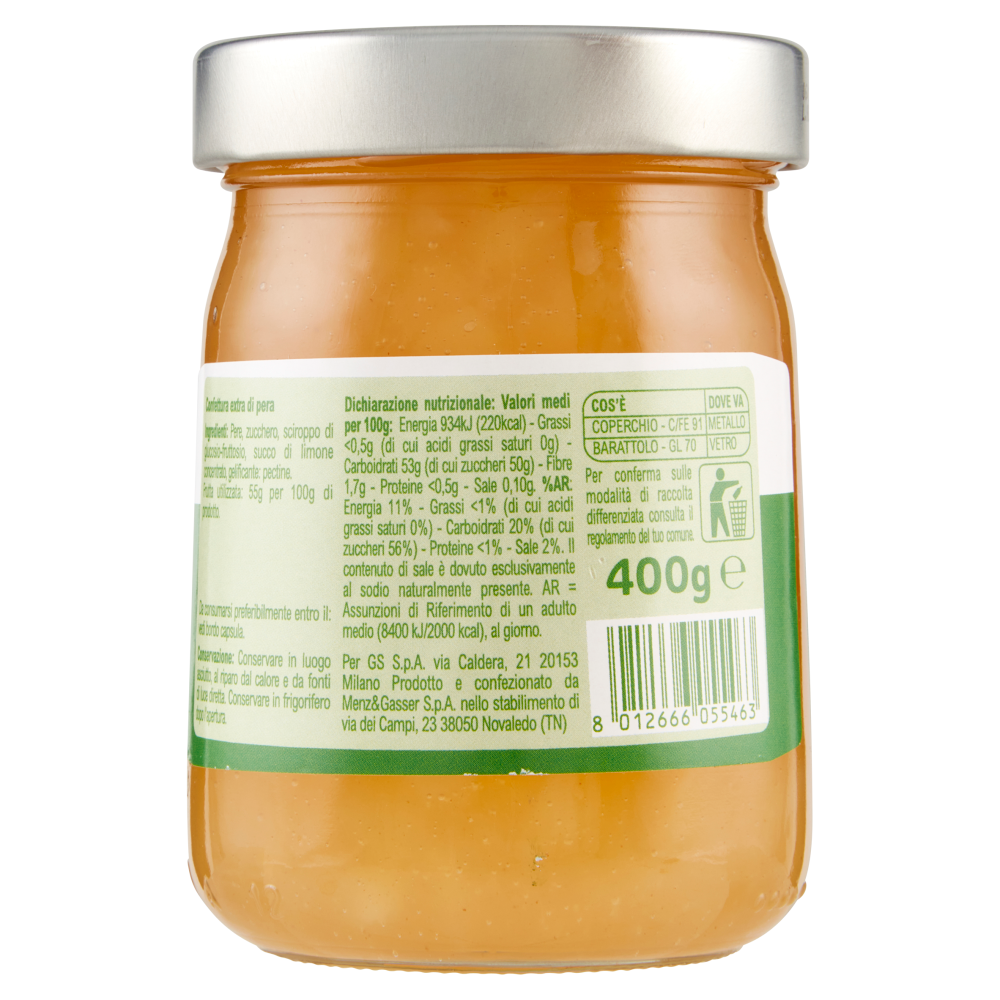 Carrefour Classic Confettura Extra di Pera 400 g