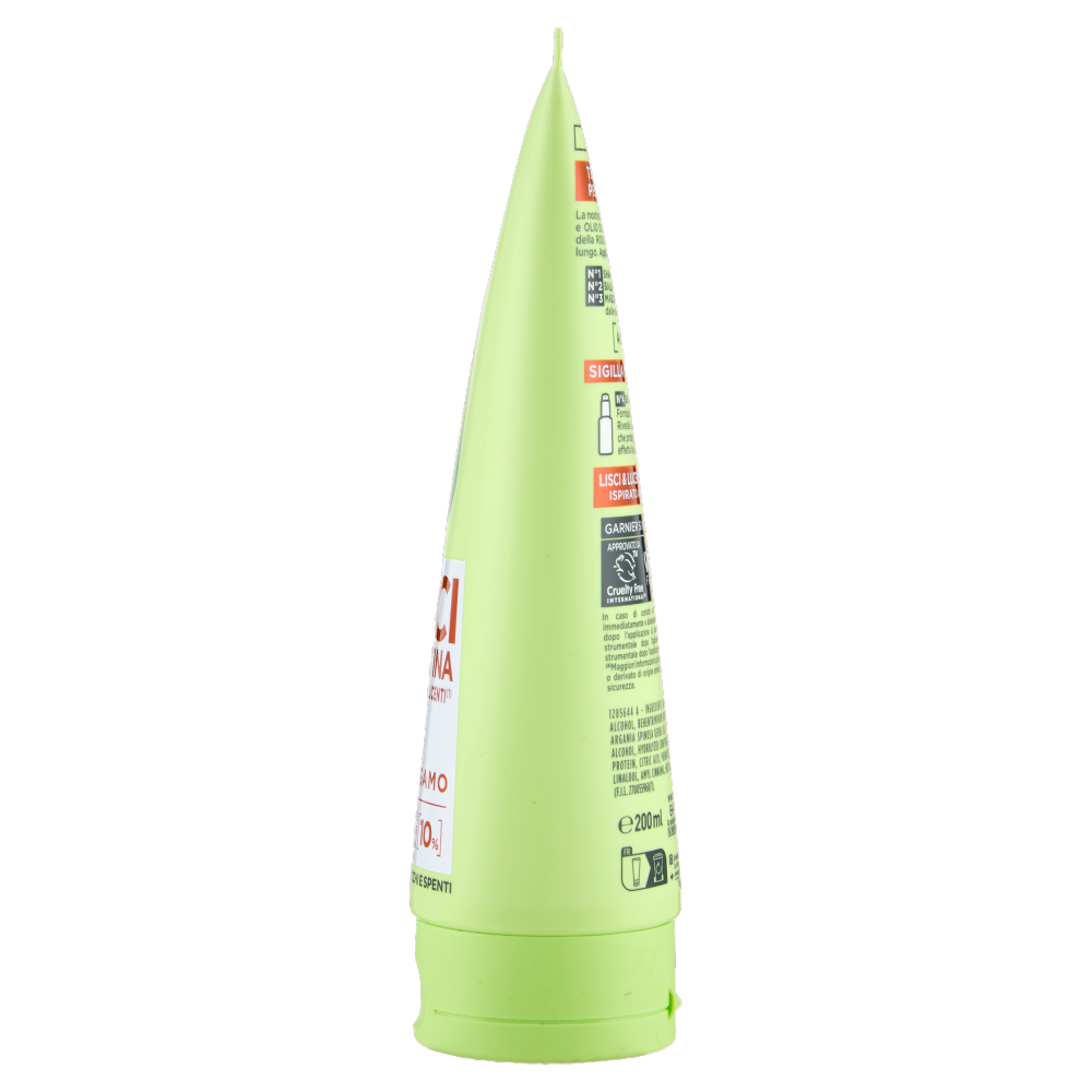 Fructis Lisci Cheratina N°2 Balsamo, per Capelli Crespi, Secchi e Spenti, 200 ml