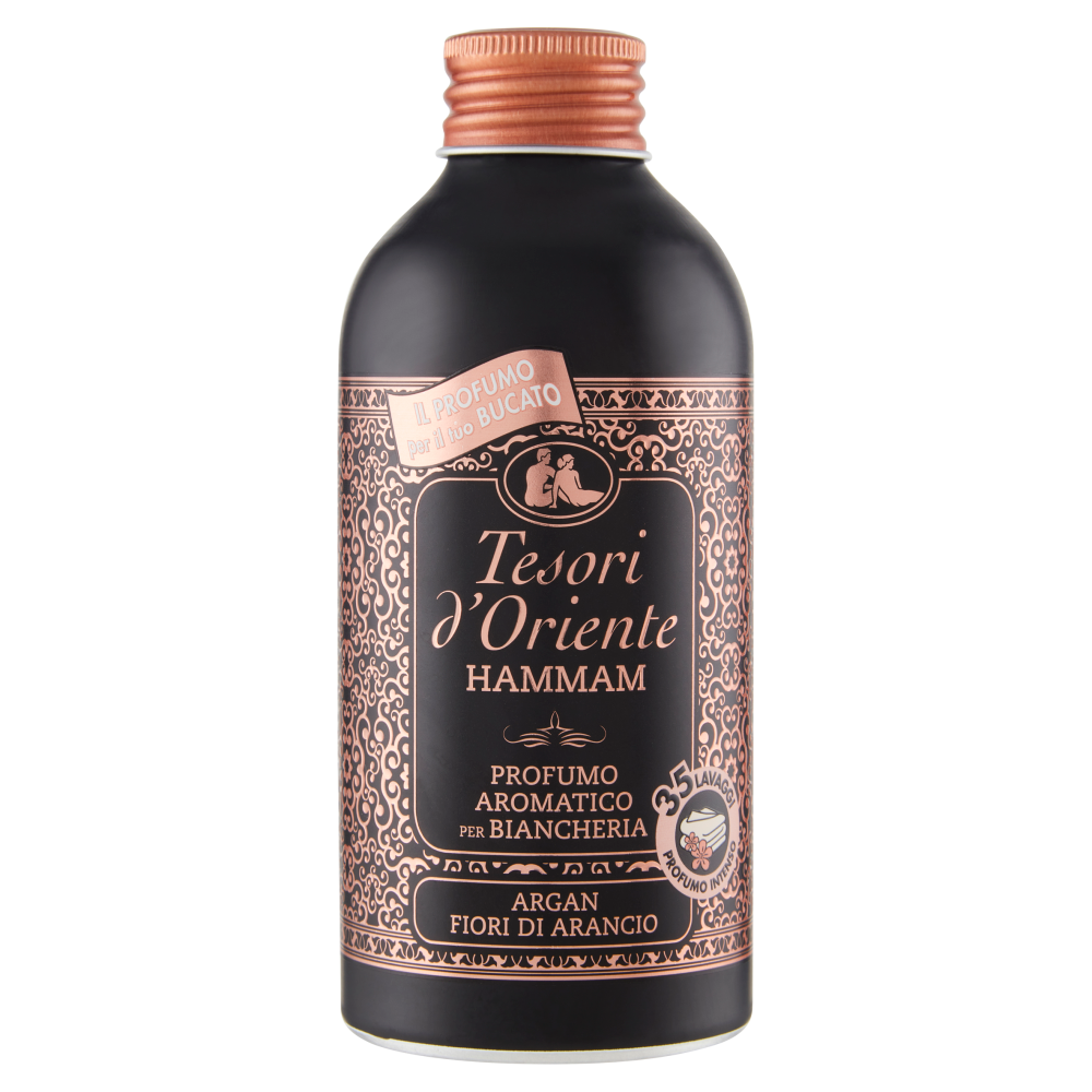 Tesori d'Oriente Hammam Profumo Aromatico per Biancheria Argan Fiori di Arancio 250 ml
