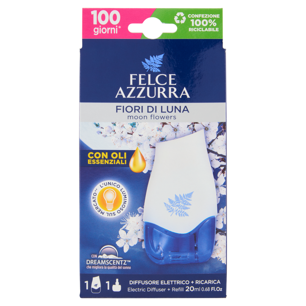 Felce Azzurra Fiori di Luna Diffusore Elettrico + Ricarica 20 ml