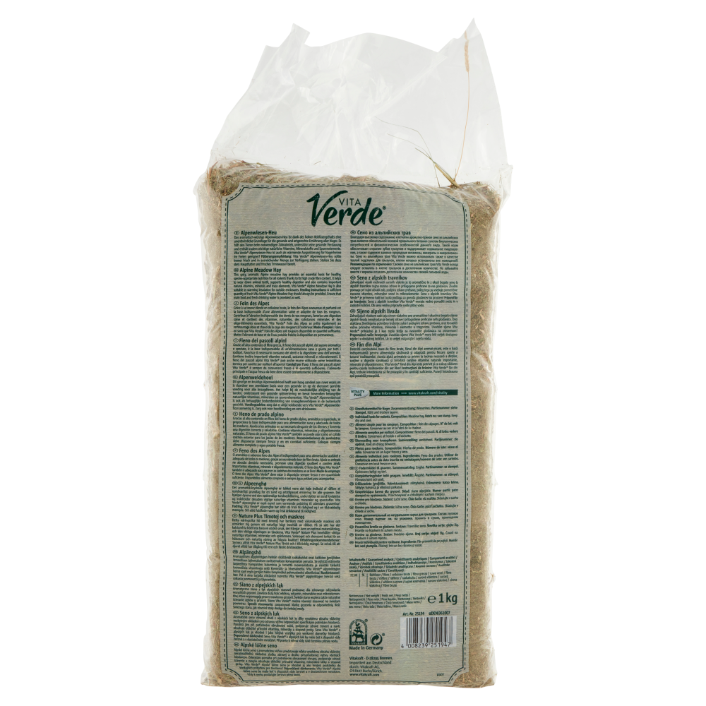 Vitakraft Vita Verde Fieno dei pascoli alpini 1 kg