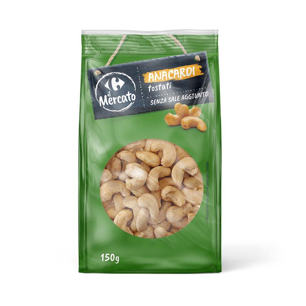 Anacardi tostati senza sale aggiunto