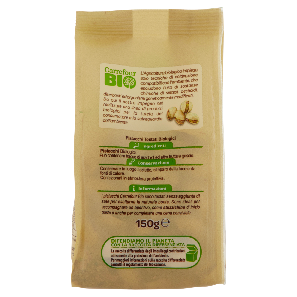 Carrefour Bio Pistacchi tostati 150 g