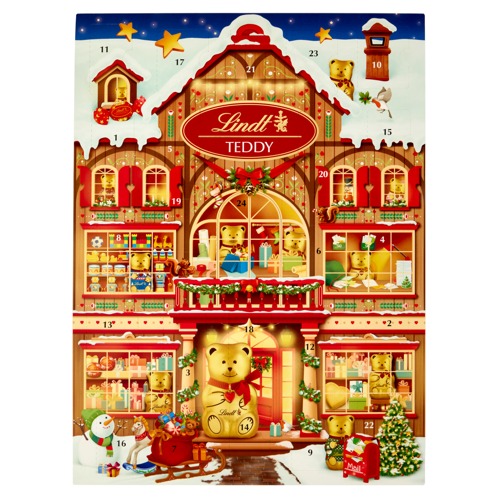 Lindt Calendario Avvento cioccolatini orsetto 170 g