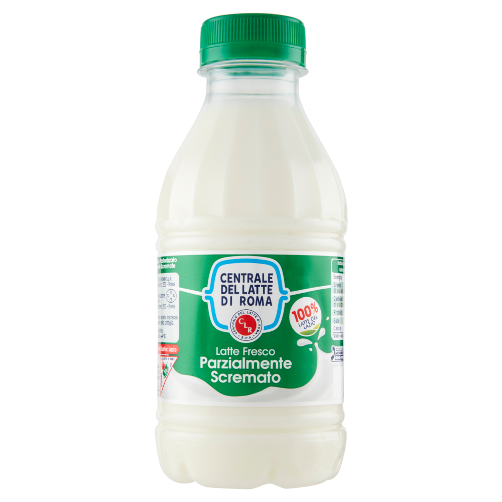 Centrale del Latte di Roma Latte Fresco Parzialmente Scremato 500 ml